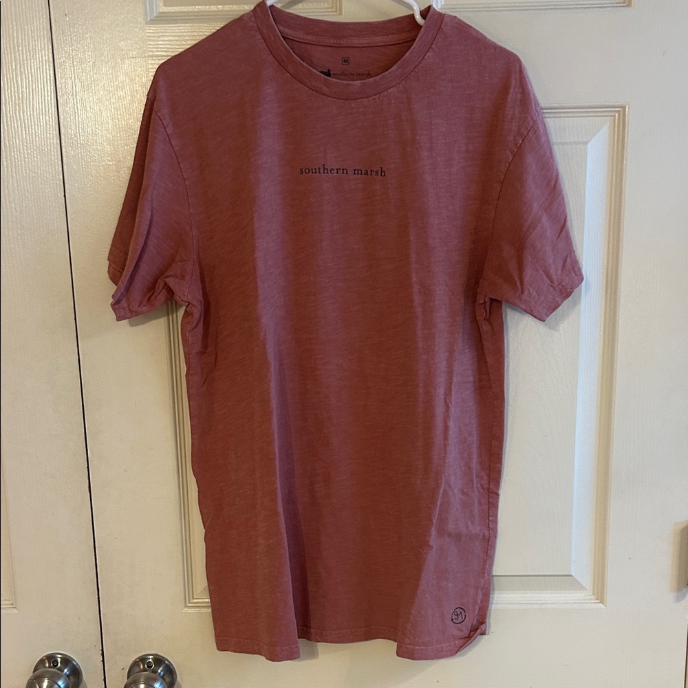 Southern Marsh Men's Brick Red Short Sleeve Tee